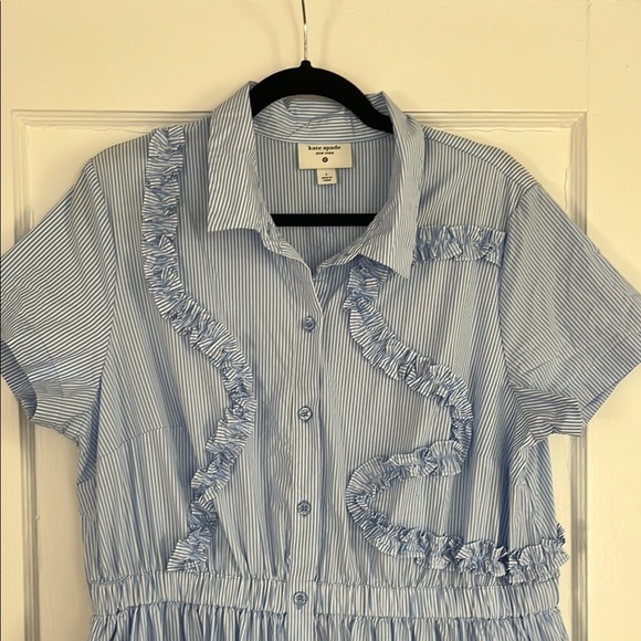 kate spade x Target Ribbon Striped Short Sleeve Midi Shirtdress - Picture 4 of 9